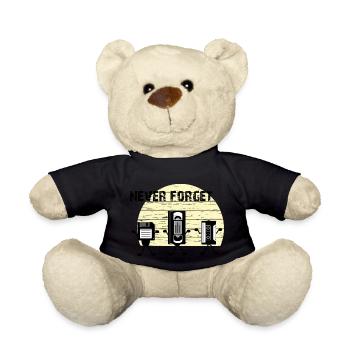 Never forget - Teddy Bear - black - Front