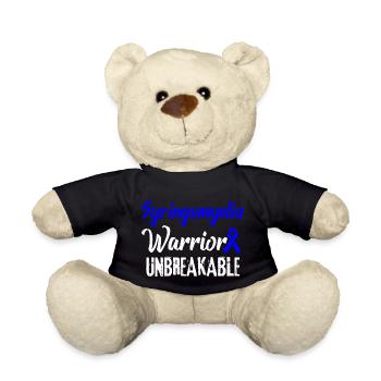 Syringomyelia Disease Awareness Warrior - Teddy Bear - black - Front