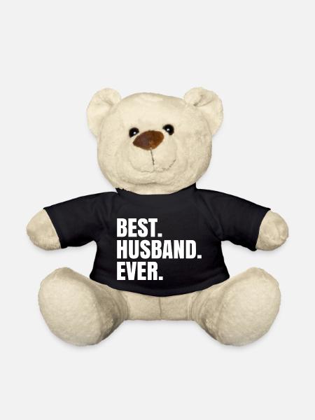 Best Husband Ever - Bester Ehemann Geschenkidee - Teddy - Schwarz