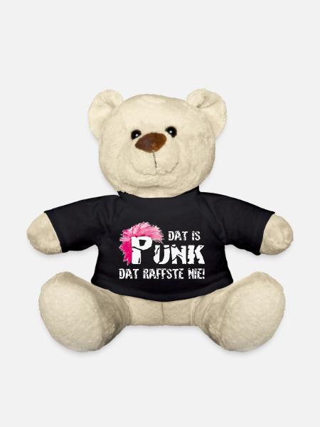 Dat is Punk dat raffste nie! - Teddy Bear - black