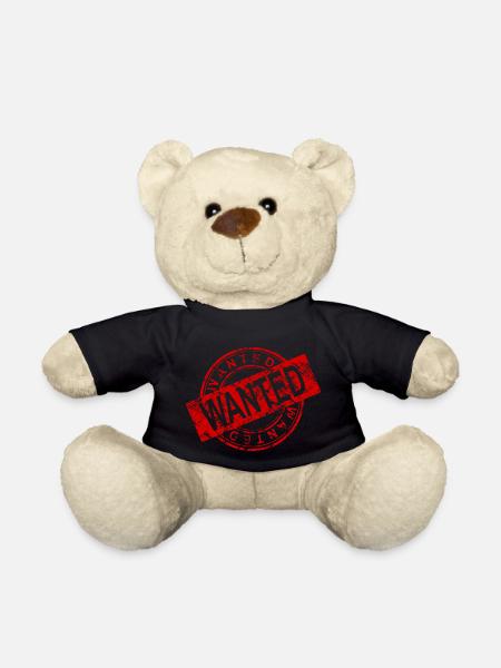 WANTED - Teddy - Schwarz