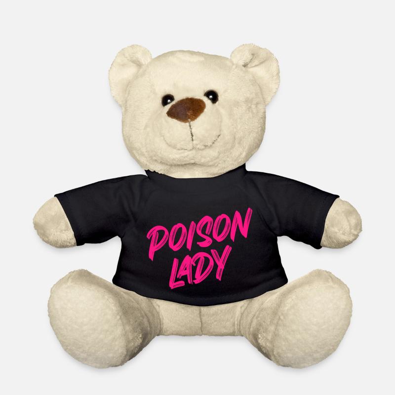 Poison Lady (rosa) - Teddy - Schwarz