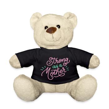 Comme une mère | Fête des Mères - Nounours - noir - Devant
