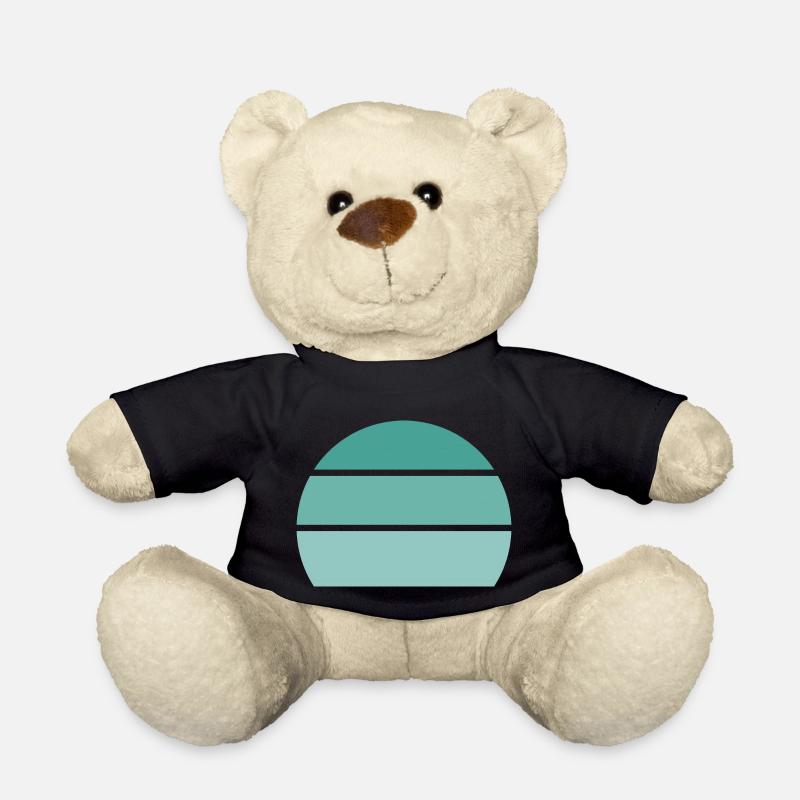 Bleu - coucher de soleil - Nounours - noir