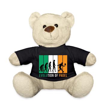 Evolution Padel Design for all paddle - Teddy Bear - black - Front