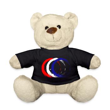Croatia - Teddy Bear - black - Front