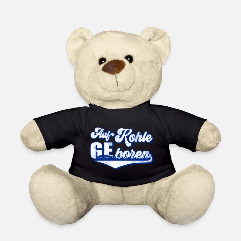 Auf Kohle geboren | Gelsenkirchen Ruhrpott - Teddy - Schwarz