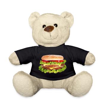 Burger - Teddy - Schwarz - Vorne