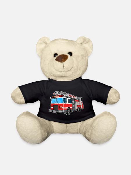 Pompiers, pompiers, pompiers, extincteurs - Nounours - noir