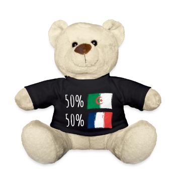 Moitié Français / Moitié algérien - Nounours - noir - Devant