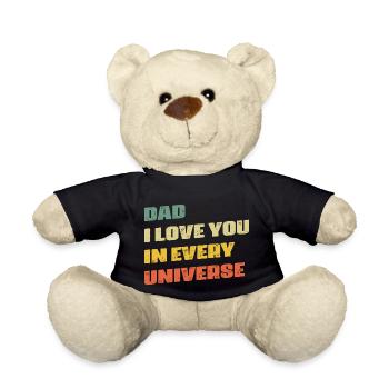 dad i love you in every universe - Nounours - noir - Devant