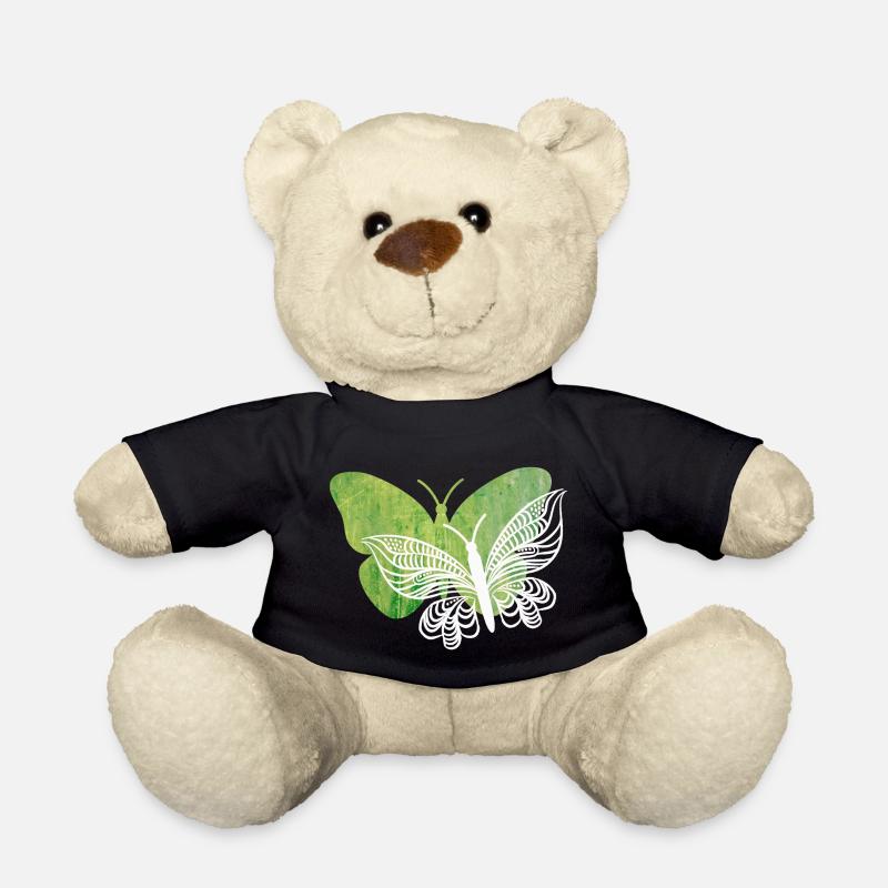 J’adore le papillon - Nounours - noir