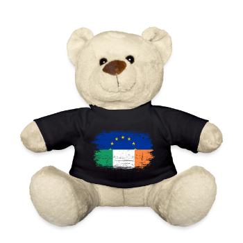 UE Italie Drapeau Fusion - Nounours - noir - Devant