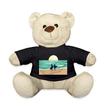 Summer Sunset Surfer - Teddy - Schwarz - Vorne