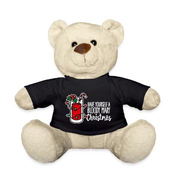 Weihnachten, Have yourself a bloody mary Christmas - Teddy - Schwarz - Vorne