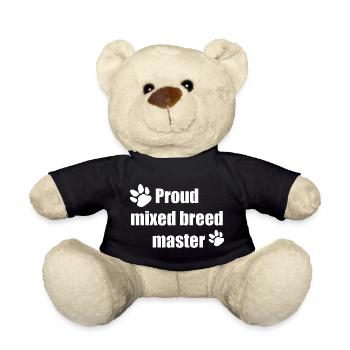 herrchensprüche, Proud Mixed Breed Master - Teddy - Schwarz - Vorne