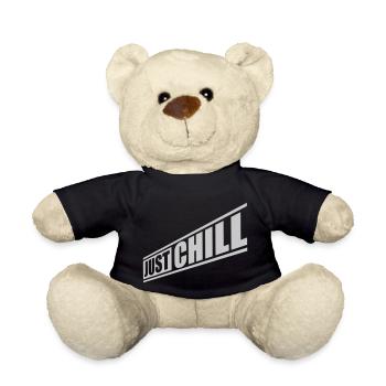 Laziness Just Chill Logo - Nounours - noir - Devant