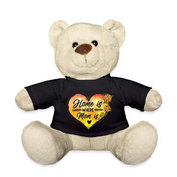 Stolze Mama Mutter Mami Lebensaufgabe Kinder Kind - Teddy - Schwarz - Vorne