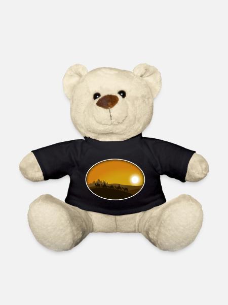 From afar - Teddy - Schwarz