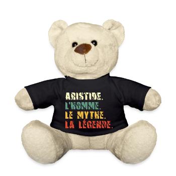 Aristide l homme le mythe la légende - Nounours - noir - Devant
