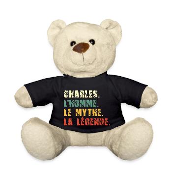 Charles l homme le mythe la légende - Nounours - noir - Devant