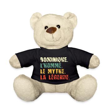 Dominique l homme le mythe la légende - Nounours - noir - Devant