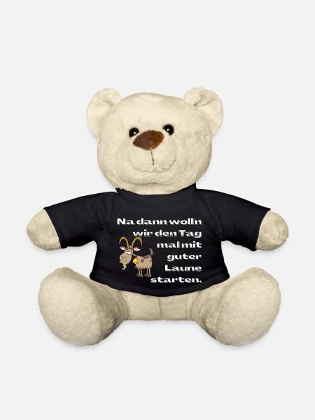 Good mood into day 2 - Teddy Bear - black