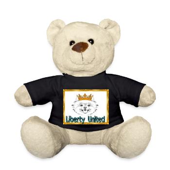Zwergspitz, Liberty united, Asseccoires, Pullover - Teddy - Schwarz - Vorne