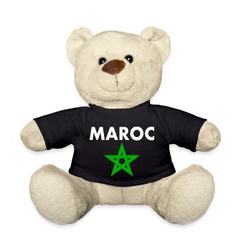 Morocco - Teddy Bear - black - Front