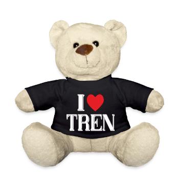I LOVE TREN - Teddy - Schwarz - Vorne