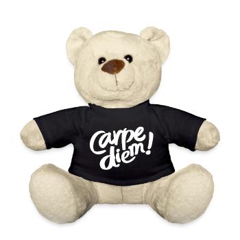 Carpe Diem, Tag für Tag, Gegenwart - Teddy - Schwarz - Vorne