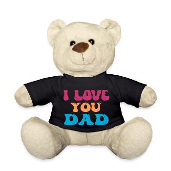 Je t’aime papa - Nounours - noir - Devant