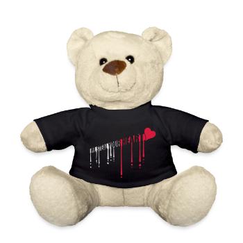 mr steal your heart - Teddy Bear - black - Front