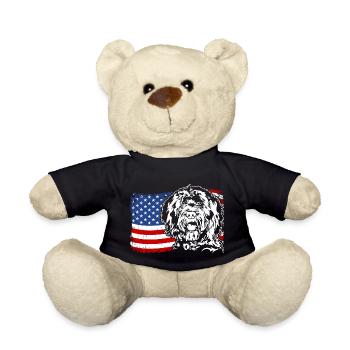 BARBET America Flag Dogs Dog Wilsigns - Teddy Bear - black - Front