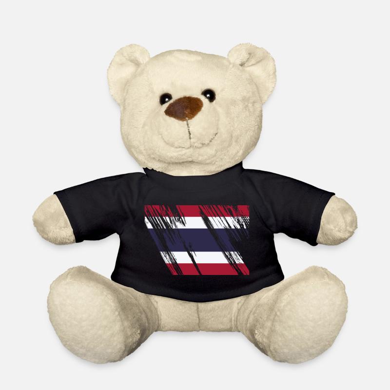 Thailand Flagge - Teddy - Schwarz