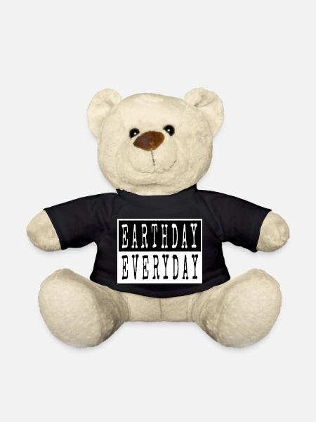 carbon dioxide funny birthday animal - Teddy - Schwarz