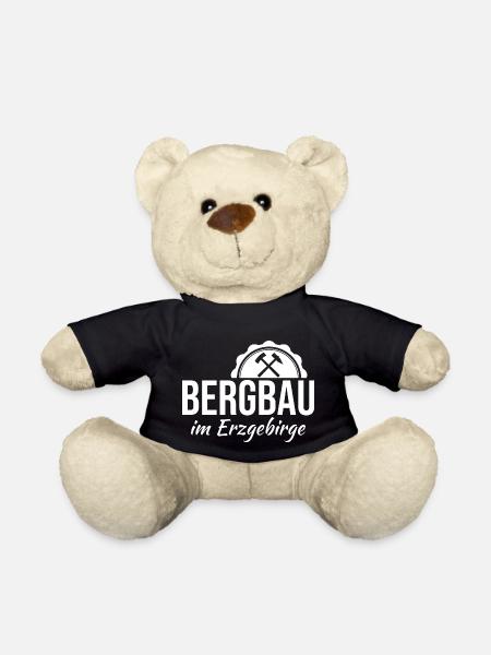 Bergbau im Erzgebirge - Teddy - Schwarz