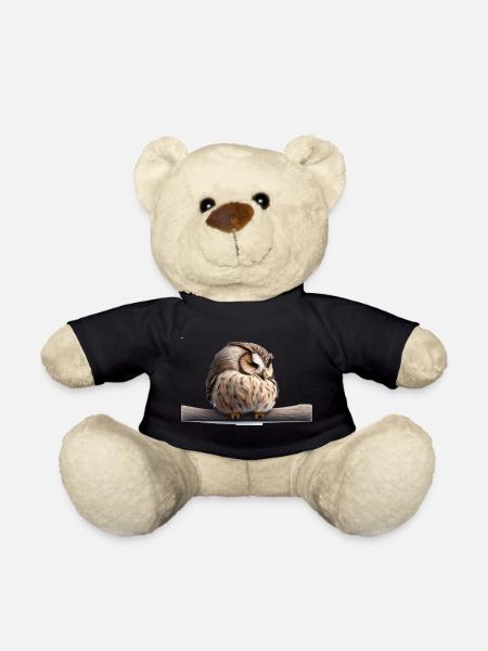 owl - Teddy - Schwarz