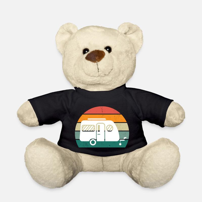 Retro Wohnwagen - Teddy - Schwarz
