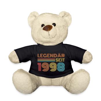 LEGENDÄR seit 1998 Geburtstag - Teddy - Schwarz - Vorne