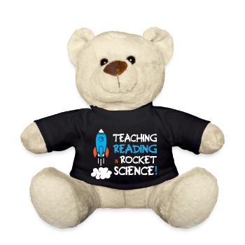 Teaching Reading Is Rocket Science - Teddy - Schwarz - Vorne