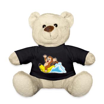 Affe Banane - Teddy - Schwarz - Vorne