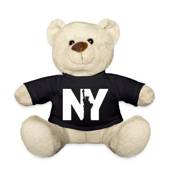 New York Statue - Teddy - Schwarz - Vorne
