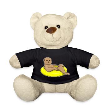 Erdmännchen Schwimmen Schwimmring Sommer - Teddy - Schwarz - Vorne