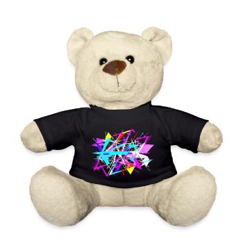 Splash of colors - Teddy Bear - black - Front
