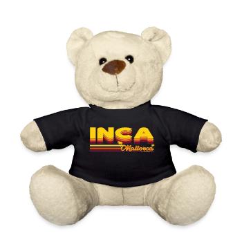Inca resort in Majorca Design - Teddy Bear - black - Front