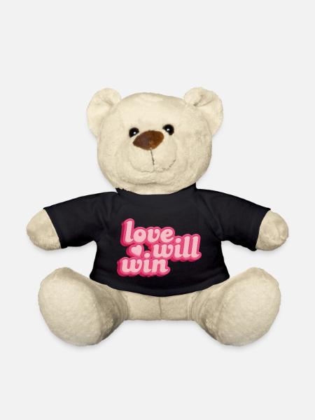 Die Liebe wird sich winden - Teddy - Schwarz