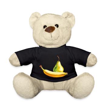 Banana pear - Teddy Bear - black - Front