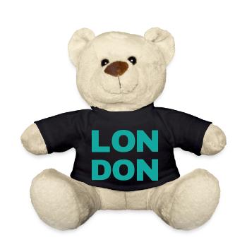 London town - Teddy Bear - black - Front