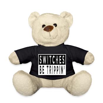 humor cappuccino geek latte addicted funny fun - Teddy - Schwarz - Vorne